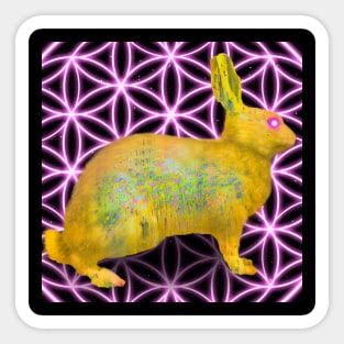 Pink Rabbit Sticker